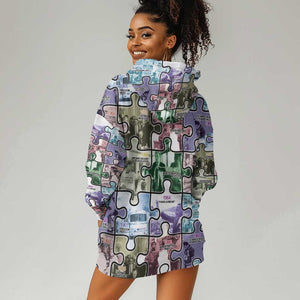 African American Hoodie Dress The Civil Rights Journey in Puzzle