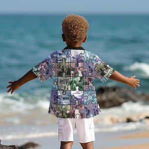 African American Kid Hawaiian Shirt The Civil Rights Journey in Puzzle