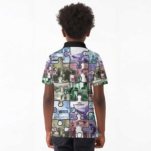 African American Kid Polo Shirt The Civil Rights Journey in Puzzle