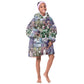 African American Kid Wearable Blanket Hoodie The Civil Rights Journey in Puzzle