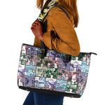 African American Leather Tote Bag The Civil Rights Journey in Puzzle