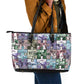 African American Leather Tote Bag The Civil Rights Journey in Puzzle
