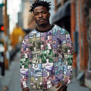 African American Long Sleeve Shirt The Civil Rights Journey in Puzzle