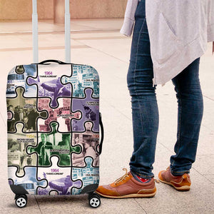 African American Luggage Cover The Civil Rights Journey in Puzzle