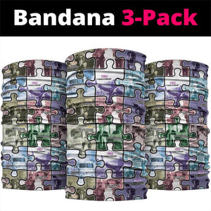 African American Neck Gaiter The Civil Rights Journey in Puzzle DT03