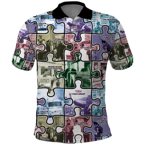 African American Polo Shirt The Civil Rights Journey in Puzzle