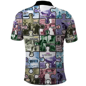African American Polo Shirt The Civil Rights Journey in Puzzle