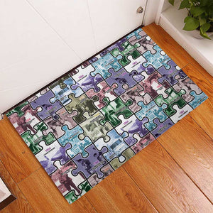 African American Rubber Doormat The Civil Rights Journey in Puzzle
