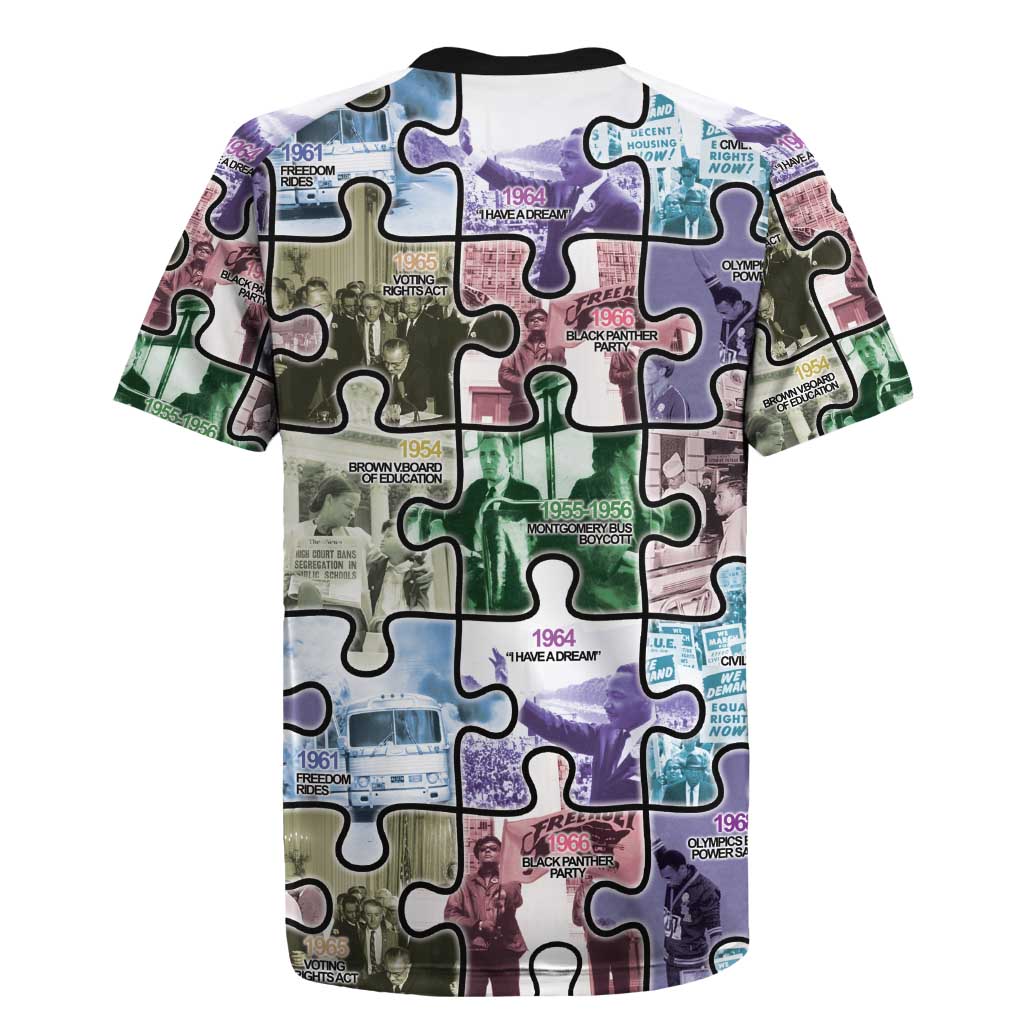 African American Rugby Jersey The Civil Rights Journey in Puzzle