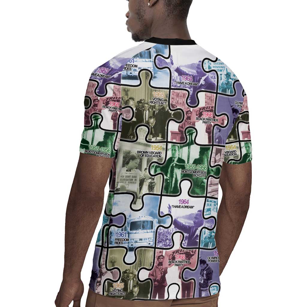 African American Rugby Jersey The Civil Rights Journey in Puzzle