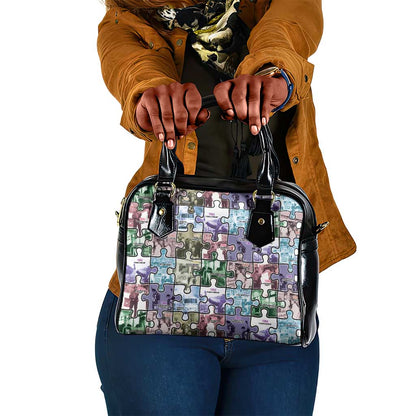 African American Shoulder Handbag The Civil Rights Journey in Puzzle