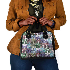 African American Shoulder Handbag The Civil Rights Journey in Puzzle