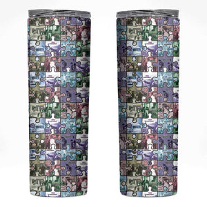 African American Skinny Tumbler The Civil Rights Journey in Puzzle