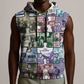African American Sleeveless Hoodie The Civil Rights Journey in Puzzle - African Pride