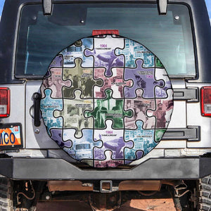 African American Spare Tire Cover The Civil Rights Journey in Puzzle