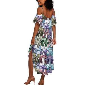 African American Summer Maxi Dress The Civil Rights Journey in Puzzle