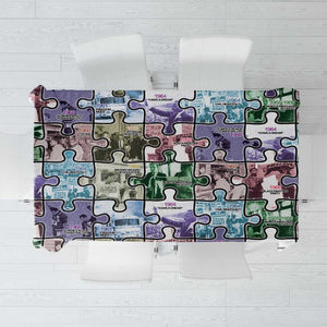 African American Tablecloth The Civil Rights Journey in Puzzle