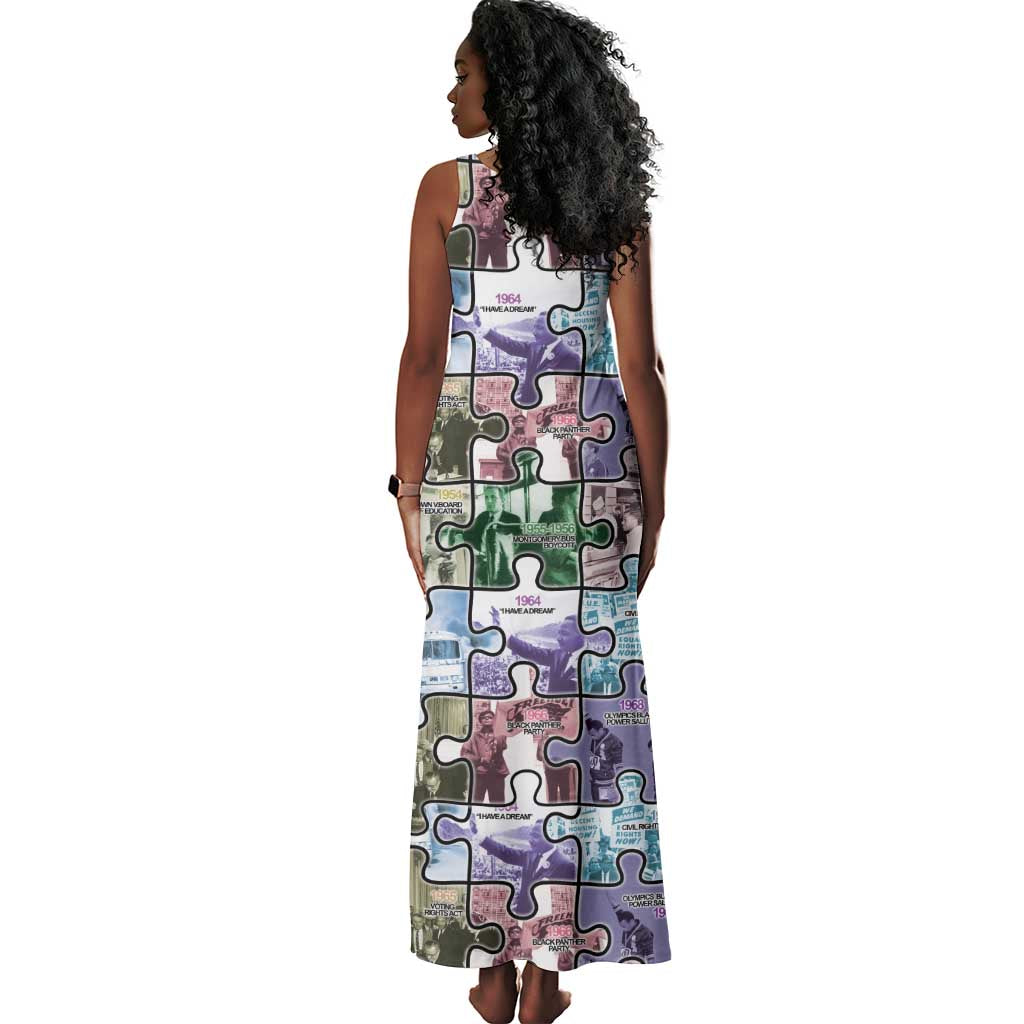 African American Tank Maxi Dress The Civil Rights Journey in Puzzle