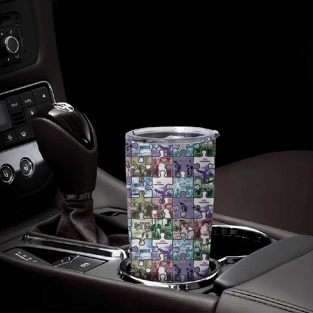 African American Tumbler Cup The Civil Rights Journey in Puzzle
