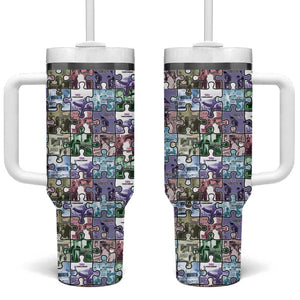 African American Tumbler With Handle The Civil Rights Journey in Puzzle