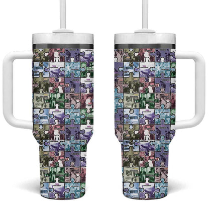 African American Tumbler With Handle The Civil Rights Journey in Puzzle