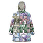 African American Wearable Blanket Hoodie The Civil Rights Journey in Puzzle