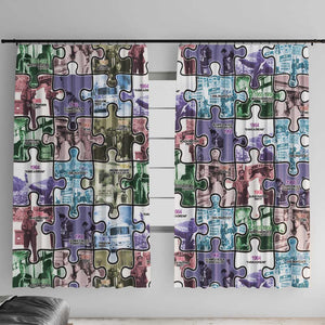 African American Window Curtain The Civil Rights Journey in Puzzle