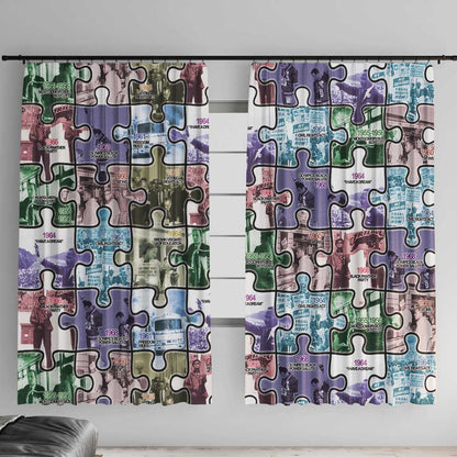 African American Window Curtain The Civil Rights Journey in Puzzle