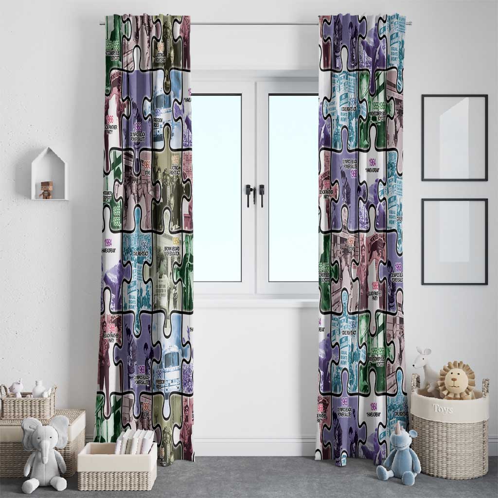 African American Window Curtain The Civil Rights Journey in Puzzle