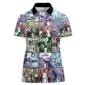 African American Women Polo Shirt The Civil Rights Journey in Puzzle