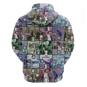 African American Zip Hoodie The Civil Rights Journey in Puzzle