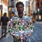 African American Zip Hoodie The Civil Rights Journey in Puzzle