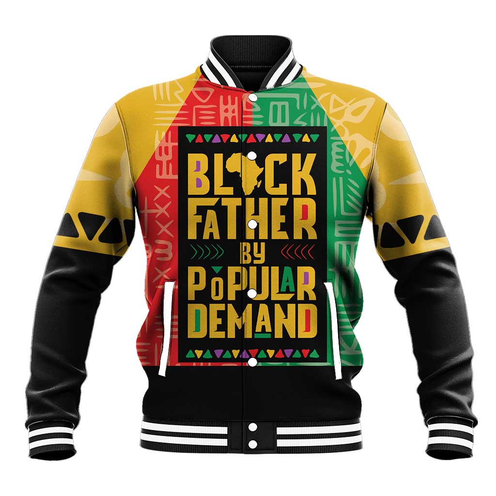 Black Father By Popular Demand Baseball Jacket African Art DT03