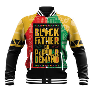 Black Father By Popular Demand Baseball Jacket African Art DT03