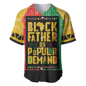 Black Father By Popular Demand Baseball Jersey African Art