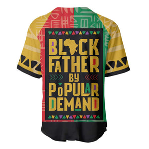 Black Father By Popular Demand Baseball Jersey African Art