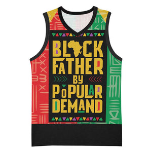 Black Father By Popular Demand Basketball Jersey African Art - African Pride