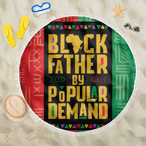 Black Father By Popular Demand Beach Blanket African Art