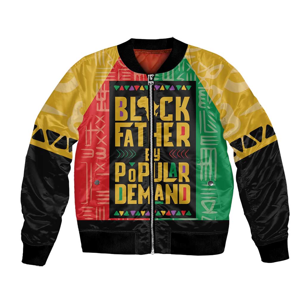 Black Father By Popular Demand Bomber Jacket African Art