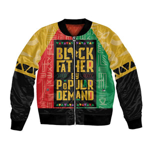 Black Father By Popular Demand Bomber Jacket African Art