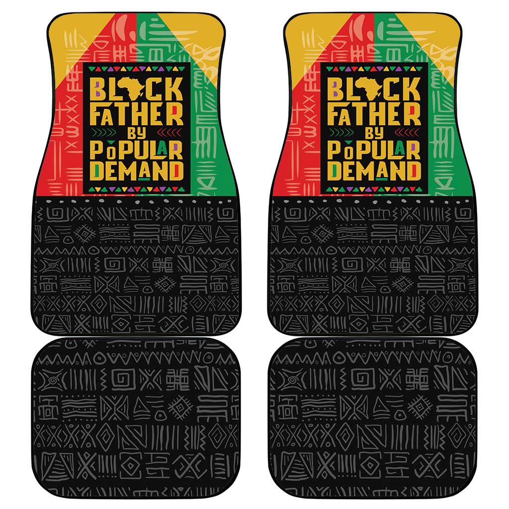 Black Father By Popular Demand Car Mats African Art