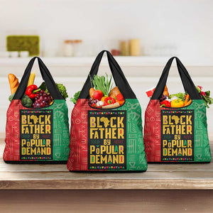 Black Father By Popular Demand Grocery Bag African Art
