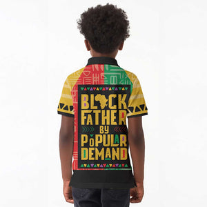 Black Father By Popular Demand Kid Polo Shirt African Art