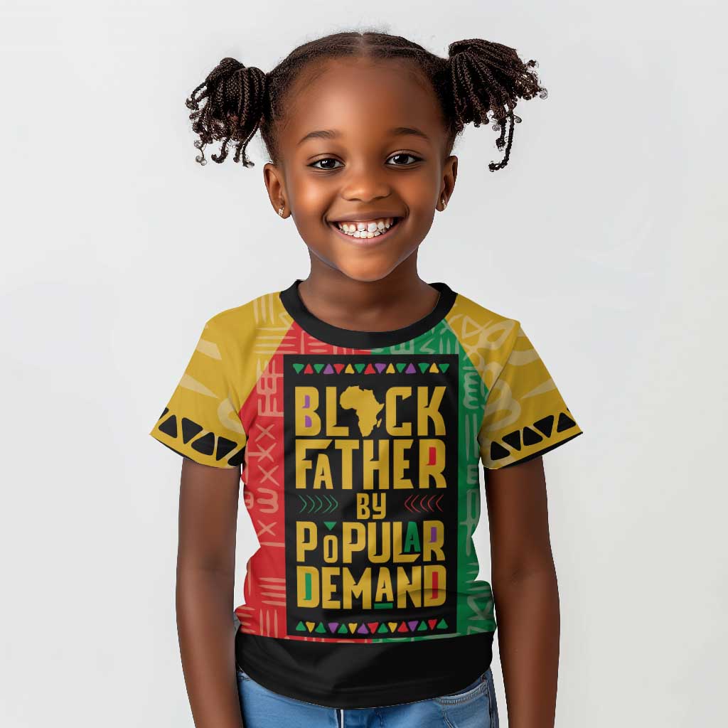 Black Father By Popular Demand Kid T shirt African Art