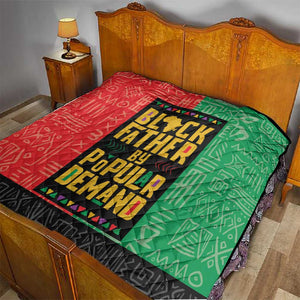 Black Father By Popular Demand Quilt African Art
