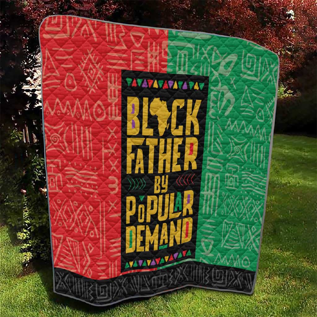 Black Father By Popular Demand Quilt African Art