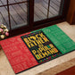Black Father By Popular Demand Rubber Doormat African Art