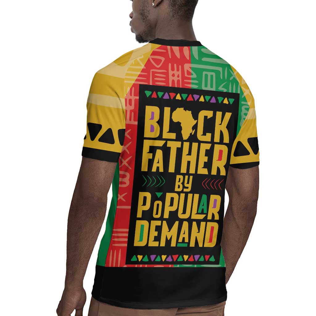 Black Father By Popular Demand Rugby Jersey African Art