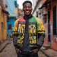 Black Father By Popular Demand Sleeve Zip Bomber Jacket African Art
