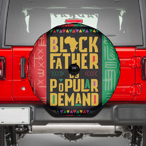 Black Father By Popular Demand Spare Tire Cover African Art